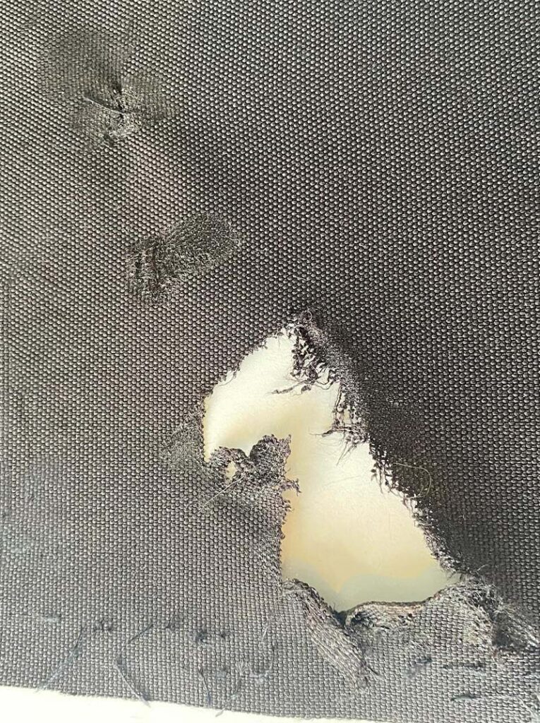 Düşme ve sürtünme sonrası motosiklet montu tadilat öncesi